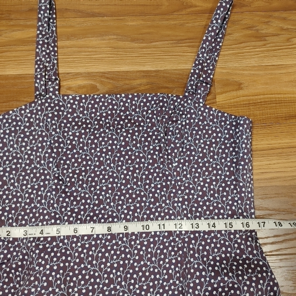 French Connection Elao Cotton Floral Dress Size 12 - Picture 5 of 14